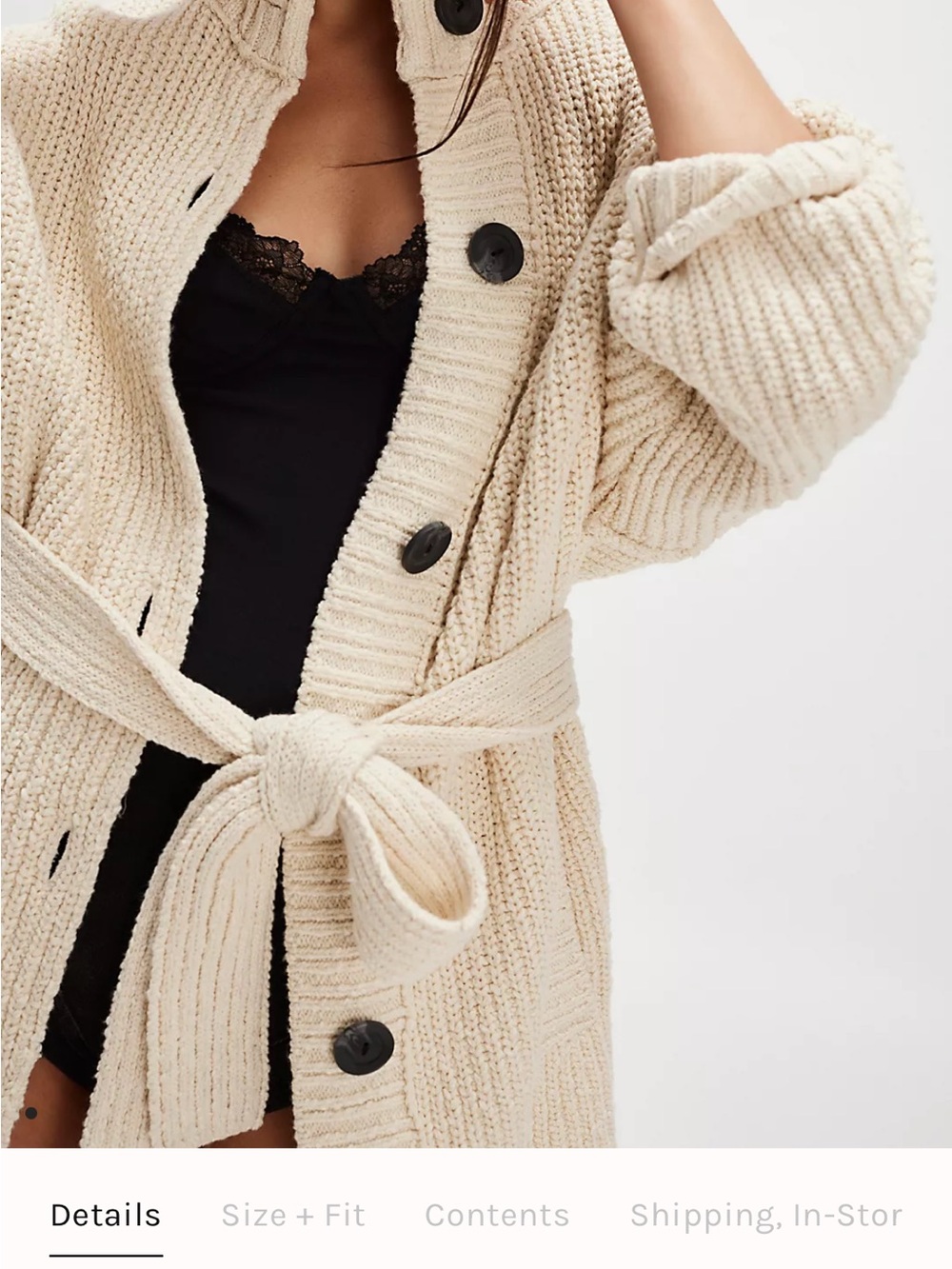 Free People Brooklyn Belted Cardigan